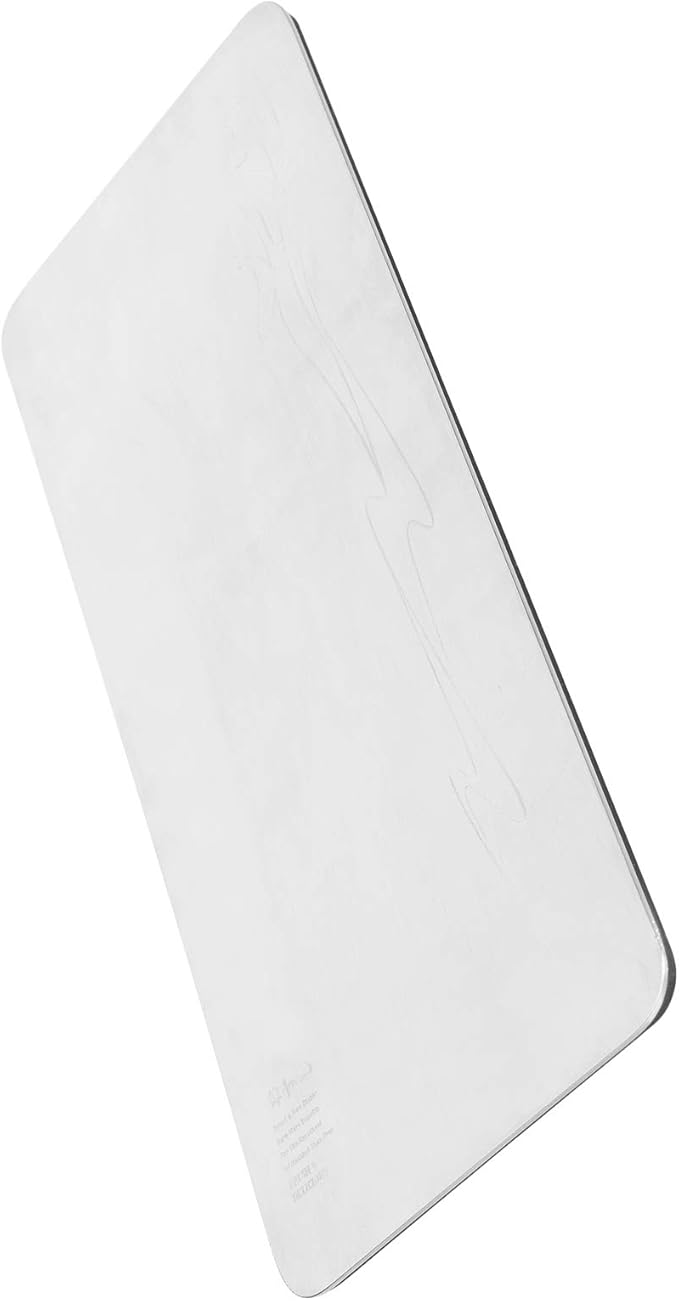 304 Stainless Steel Sushi Tray, Rectangle Serving Dish for Sushi Snacks Fruits Desserts, Multi - Purpose Food Plate with Non - Slip Silicone Base, Elegant Silver Tray for Home Cafe (304 Thickened