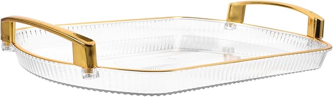 Storage Plate Makeup Box Rectangle Fruit Serving Tray Dessert Serving Tray Handles