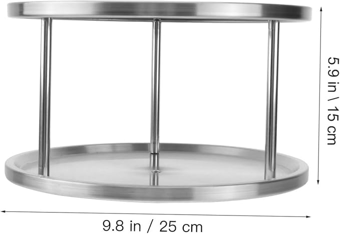 Wakauto Stainless Steel Food Serving Plate Silver Snack and Dessert Platter Seafood Tray for Home Use Easy to Clean Multi Purpose Fruit and Appetizer Display