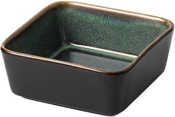 Sauce Dish Retro Ceramic Snack Plate Commercial Hot Pot Seasoning Household Sauce Plate Dipping Bowl Appetizer Plate Snack Plate(C)