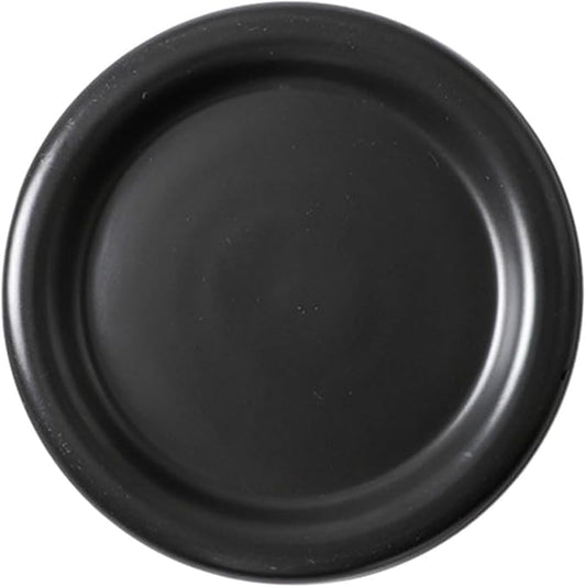 Ciieeo Ceramic Thick-edged Matte Pasta Plate European-style Food Serving Dish for Steak Salad and Dessert Reusable Ceramic Plate Easy to Clean and Multi-functional