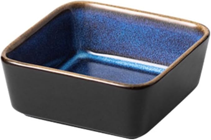Sauce Dish Retro Ceramic Snack Plate Commercial Hot Pot Seasoning Household Sauce Plate Dipping Bowl Appetizer Plate Snack Plate(A), ZCL2024