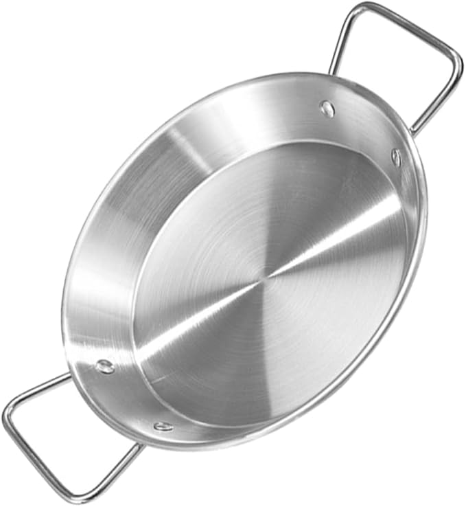 1pc Quality Stainless Steel Double Handle Plate Afternoon Tea Tray Dried Fruit Storage Bbq Accessory
