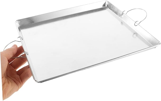 Zerodeko Metal Serving Tray for Vermicelli Steaming Dish for Home Kitchens Restaurants and Hotels Easy to Clean with Smooth Surface Authentic Guangdong
