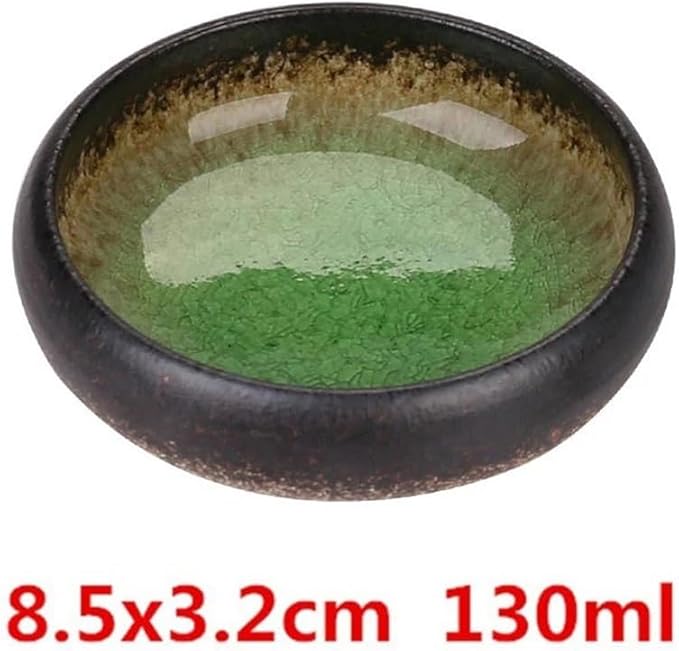 Appetizer Plates Dip Bowls Ceramic Saucers Sushi Plate Soy Sauce Dish Appetizer Dipping Bowls for Condiments for Condiment(Gris)