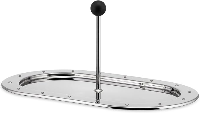 Alessi MG34 Decorative Small Tray, Silver