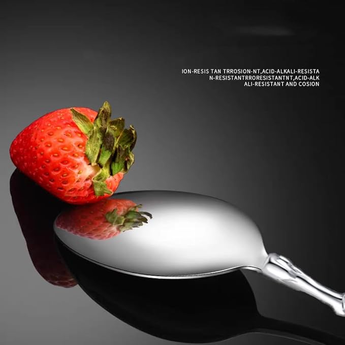 Stainless Steel Flatware Tableware Modern Look Great Gifts For Halloween Easter and Christmas (Silver, SKELETON HAND)