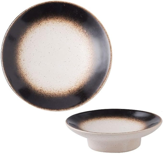 FAREWELL Dipping Bowls Home Creative Ceramic Mini Dessert Plate Ceramic Bowl Tomato Sauce and Soy Sauce Soy Sauce Dish Appetizer Bowls (Color : B)