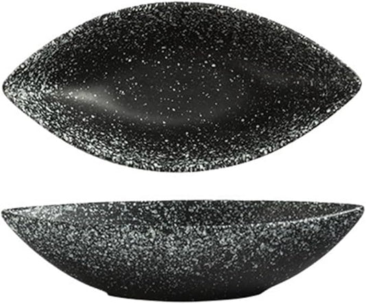 Soy Sauce Dishes 1 Piece Specialties Ceramic Plate Creative Deep Dish Soup Bowl Plate Snack Plate Dim Sum Plate Seasoning Dishes(E One Size)