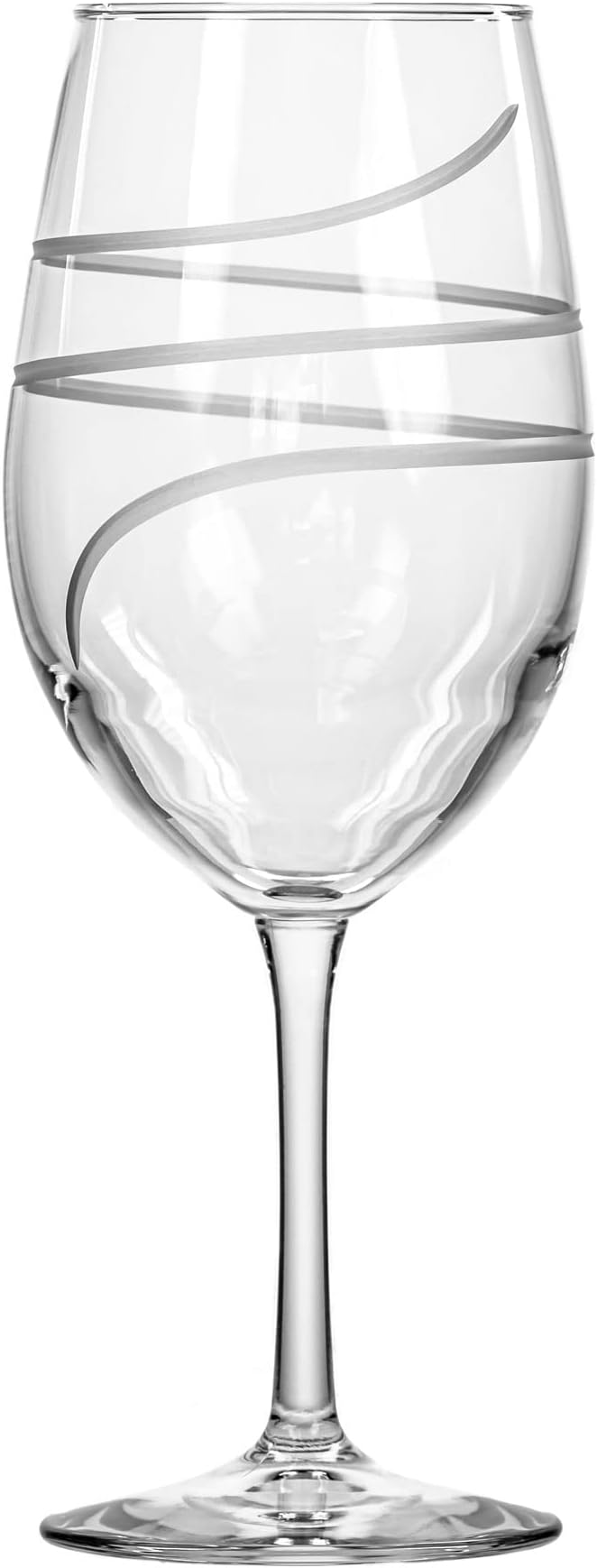 Rolf Glass Twist All Purpose Wine Glass 18 Ounce | Proudly Made in the USA | Large Wine Glasses | Lead-Free Glass | Engraved Large Wine Glasses | (Set of 4)
