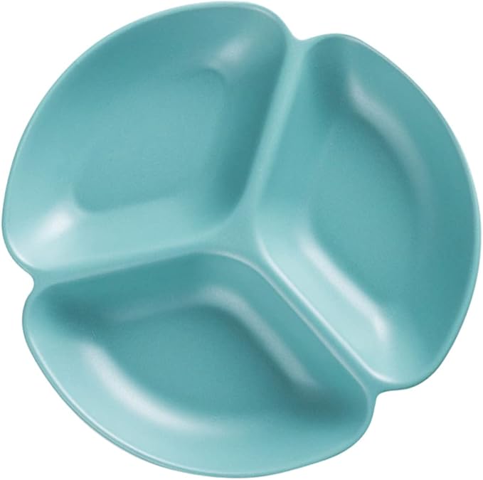 Gatuida Ceramic Fruit Divided Plate Irregular Design Appetizer Serving Platter Snack Storage Tray for Parties Stylish Food Presentation for Entertaining
