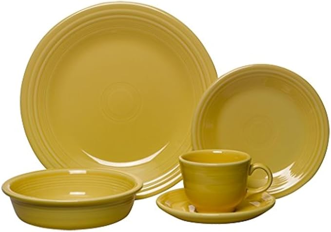 Fiesta 5-Piece Place Setting, Sunflower
