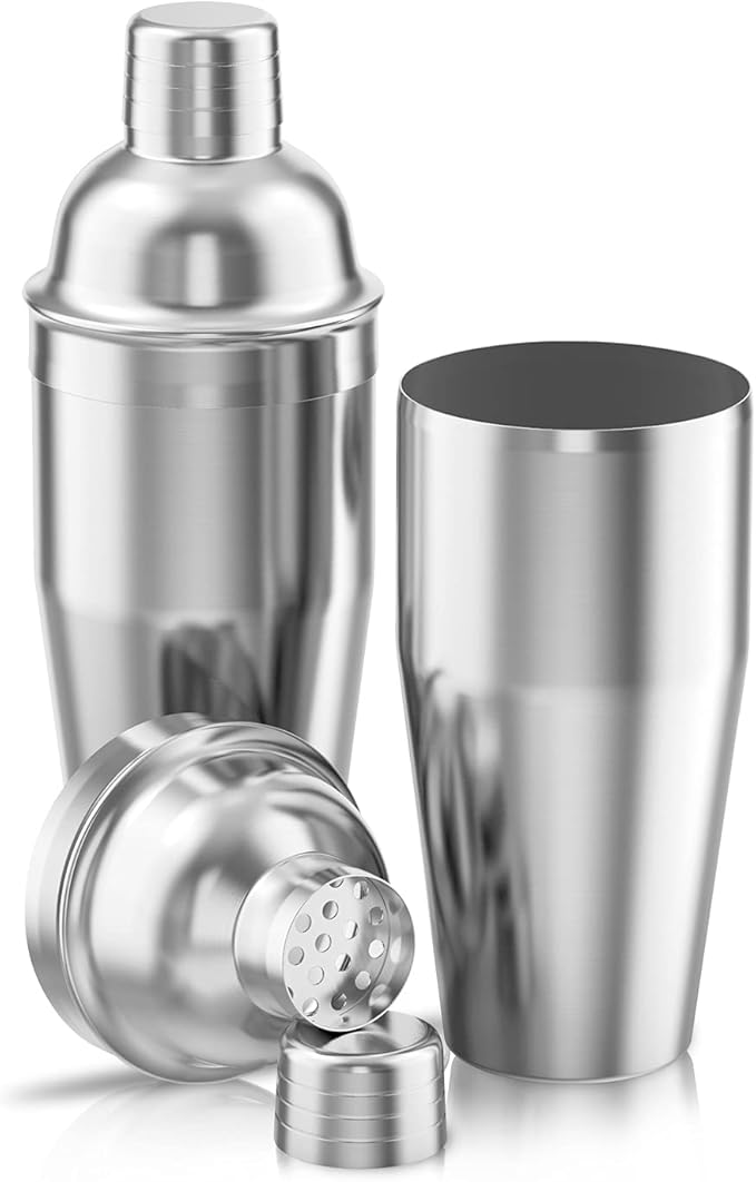 Cocktail Shaker Set Bartender Kit with Stand 24oz Martini Shaker,12-Piece Professional Bar Tool Set Drink Mixer Set with All Essential Bar Tools.