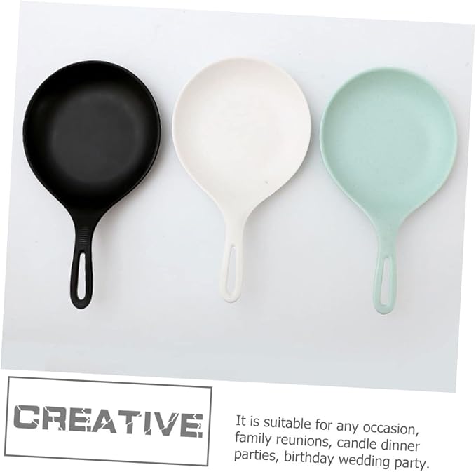 PRETYZOOM Handheld Food Serving Tray Dish for Snacks Appetizers and Desserts for Parties Family Gatherings and Home Use