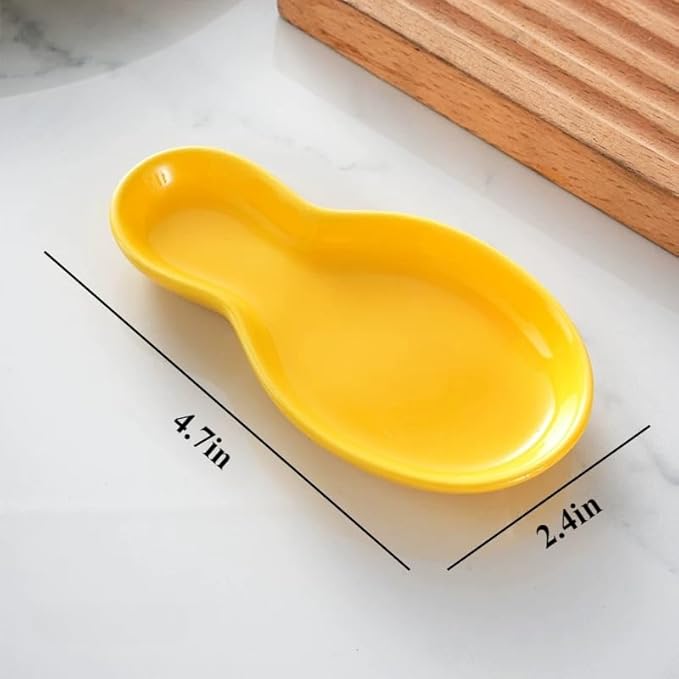 Cute Cartoon Color Mini Plates Set of 4 Appetizer Seasoning Sushi Dumpling Sauce Plates