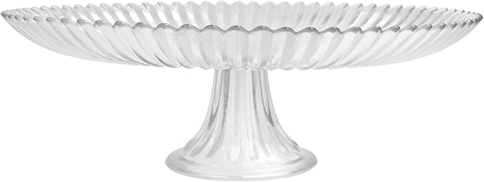 Fortessa Archie Serveware, Large Cake Stand, 13", Clear