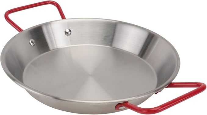 Luxshiny Classic Silver Serving Tray Handles Seafood Pot Tray for Family Dinners