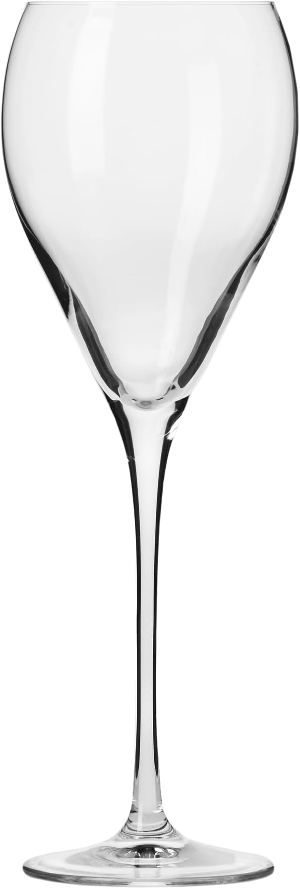 Krosno Red Wine Glasses, Set of 4, 16.2 oz, Perla Collection, Elegant Rounded Shape, Durable Crystalline Glass, Unique Design, Dishwasher Safe, Made in Europe