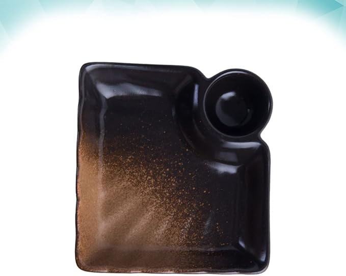 Luxshiny Ceramic Sauce Dish Dipping Bowl Delicate Ceramics Seasoning Dish Saucer for Appetizers Condiments