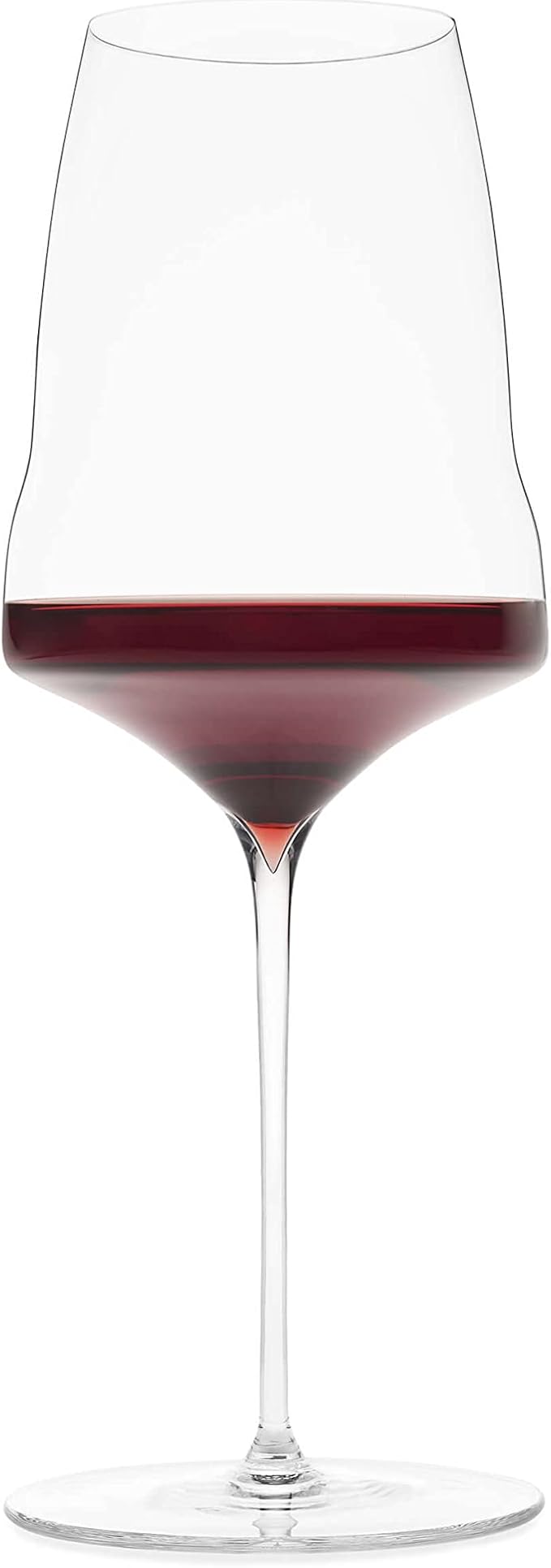 Josephinenhütte® JOSEPHINE N° 2 Wine Glasses [THE GLASS FOR CONNOISSEURS] – handcrafted & mouth-blown – set of 2 for medium-bodied white, rosé, and red wine – functional design for intense aroma