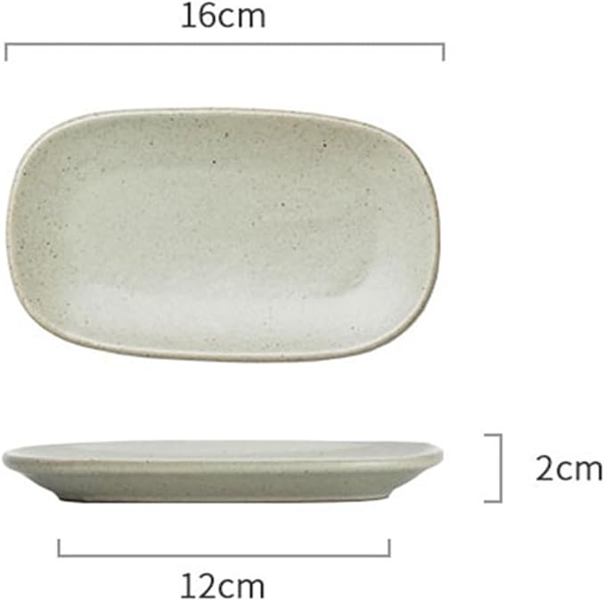 Appetizer Plates 6 Inches Vintage Ceramic Condiment Dish Snack Plate Household Gazpacho Plate Dim Sum Cake Hot Pot Dipping Dish for Condiment