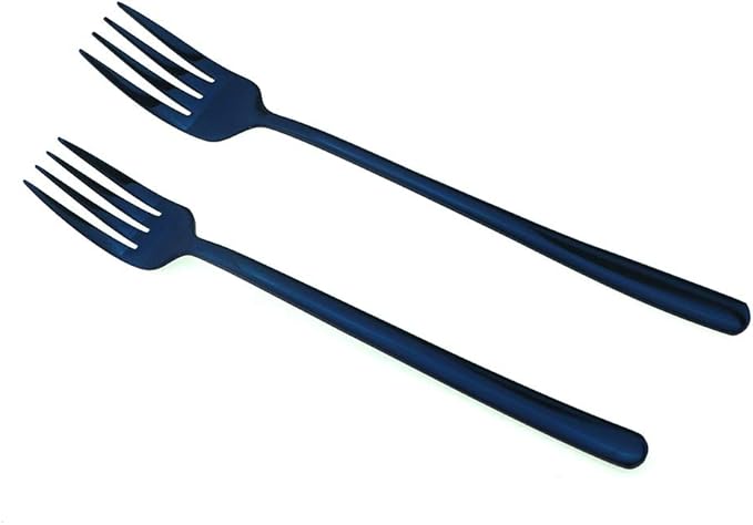 JASHII Mirror Polished Blue 20-Piece SUS304 Stainless Steel Flatware Set,Silverware Set Dinner Knife Fork Spoon Dessert Fork Salad Spoon Service for 4