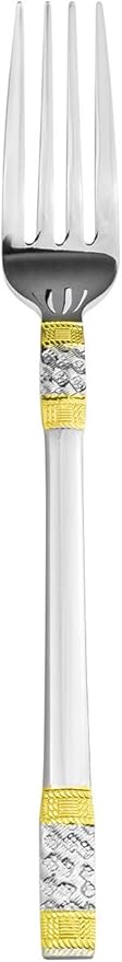 Venezia Collection "Milano" 20-Pc. Gold Flatware Set Service for 4, 18/10 Stainless Steel Silverware Cutlery, 24K Gold Trim