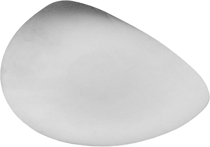 Cabilock Stainless Steel Serving Tray: Unique Irregular Design Cake Plate for Desserts Parties and Home Dining Serving Tray for Outdoor Camping