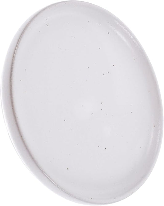 Happyyami Ceramic Appetizer Plate Vintage Style Sushi Storage Dish Elegant Food Serving Plate for Snacks Desserts Parties and Home Use Lightweight Reliable Kitchen Supply