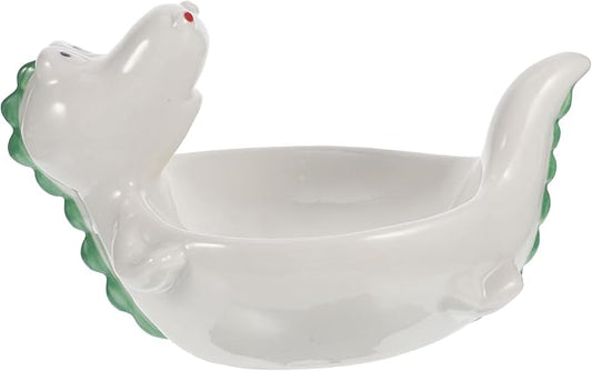 Dinosaur Sauce Bowl Ceramic Plate Serving Bowl for Family Hotel Restaurant Decorative Kitchen Supply