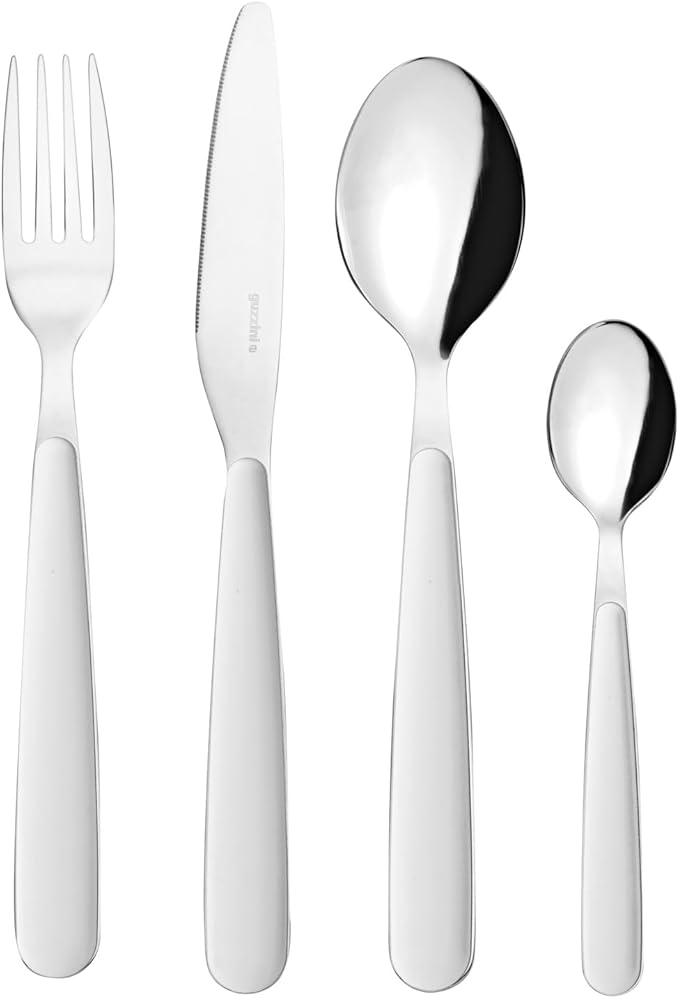 Guzzini - POP Set of 24 Cutlery - White - 12750011