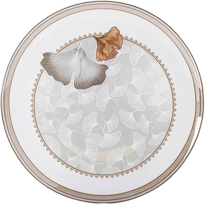 Dessert Plates Simple and Exquisite Ceramic Dinner Plate, Home High-end Tableware Dinner Tableware