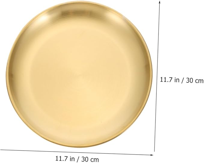 2pcs Multifunctional Barbecue Plate Ring Holder Serving Trays for Home Decor