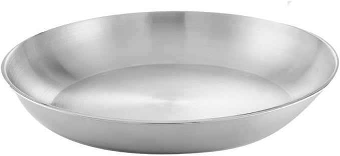 American Metalcraft SEA16 Aluminum Seafood Tray - 16 in Diameter 2.25 in Depth - Round Commercial Serving Tray for Shellfish, Oysters, Clams, Shrimp & Cold Seafood Presentations