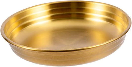 Korean Kimchi Dish Flat Seasoning Bowl Ceramic Food Sauce Plate for Appetizers Suitable for Home Restaurant Use