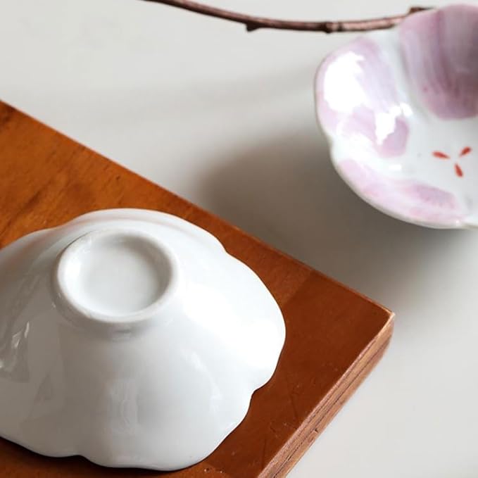 FAREWELL Dipping Bowls Ceramic Soy Sauce Plate Shape Soy Sauce Plate Dip Dishwashing Condiment Plate Soy Sauce Kitchen BBQ Sauce Appetizer Set Appetizer Bowls (Color : A)