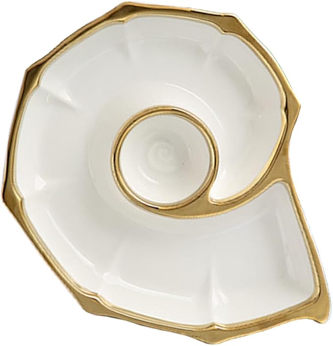 Garneck 1piece Multi-purpose Ceramic Plate Food Storage Plate Dinnerware for Entertaining
