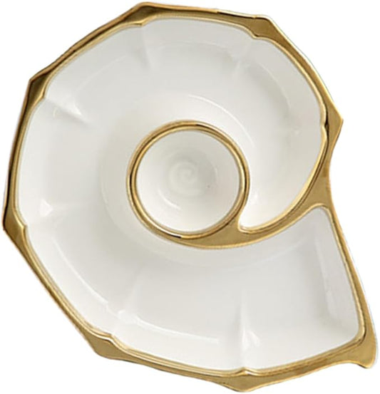 Garneck 1piece Multi-purpose Ceramic Plate Food Storage Plate Dinnerware for Entertaining