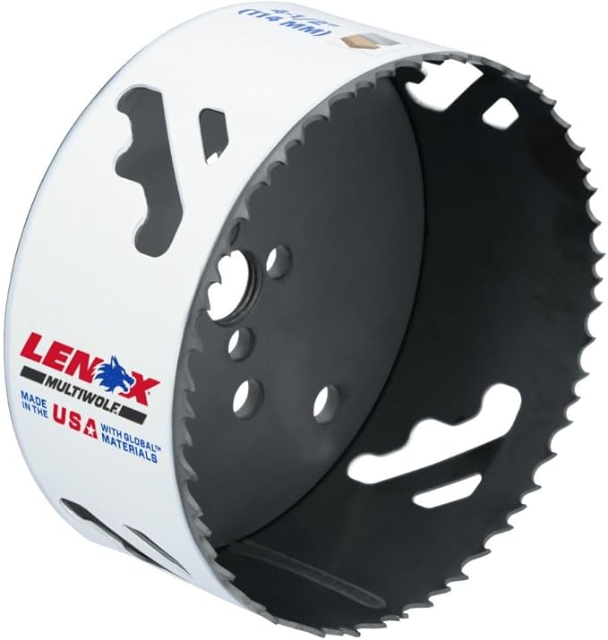 Lenox 4-5/8 Inch Speed Slot Bi-Metal Hole Saw