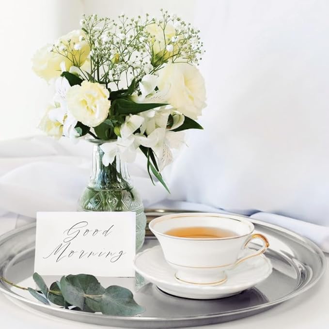 Tramontina 61413-400 Serving Tray Round Stainless Steel Diameter 40 cm Dishwasher Safe Rustproof