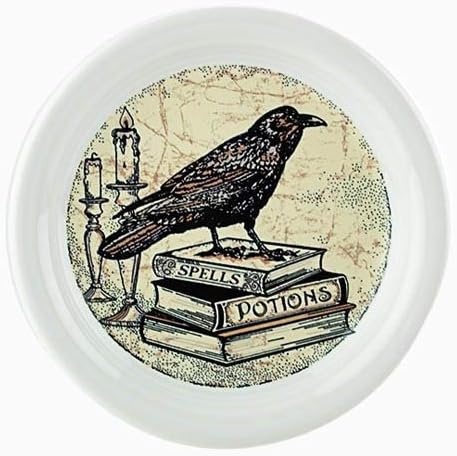 Fiesta® 6.5" Appetizer Plate | Mystical Halloween (Raven)