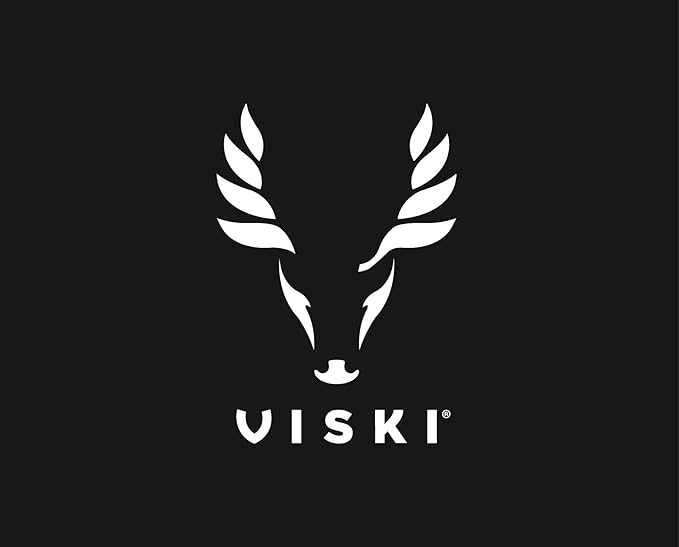 Viski Julep Stainless Steel Cocktail Strainer, Bar Tools, Drinks Spoon for Bartenders and Mixologists, Home or Commercial Use, Professional Metal Barware, Black, 6.75"
