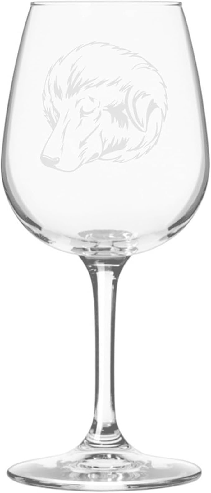Etched Laser Art Bakharwal Personalized Dog Themed Etched 12.75oz Wine Glass Custom Dog Breed Wine Glasses, Ideal for Pet Lovers, Unique Birthday Gift for Men & Women, Personalized Gift