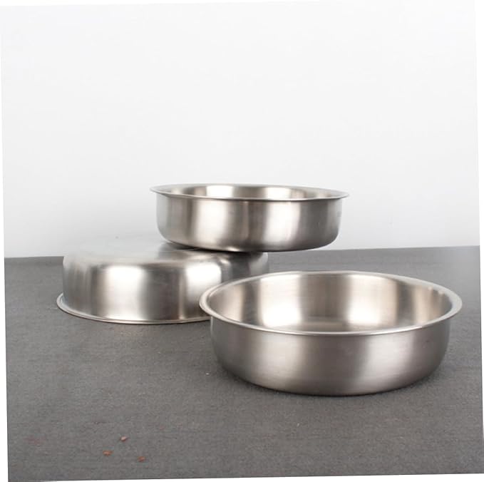 PRETYZOOM Stainless Steel Serving Tray Food Plate for Pasta Desserts Fruits Easy to Clean for Restaurants Buffets Parties