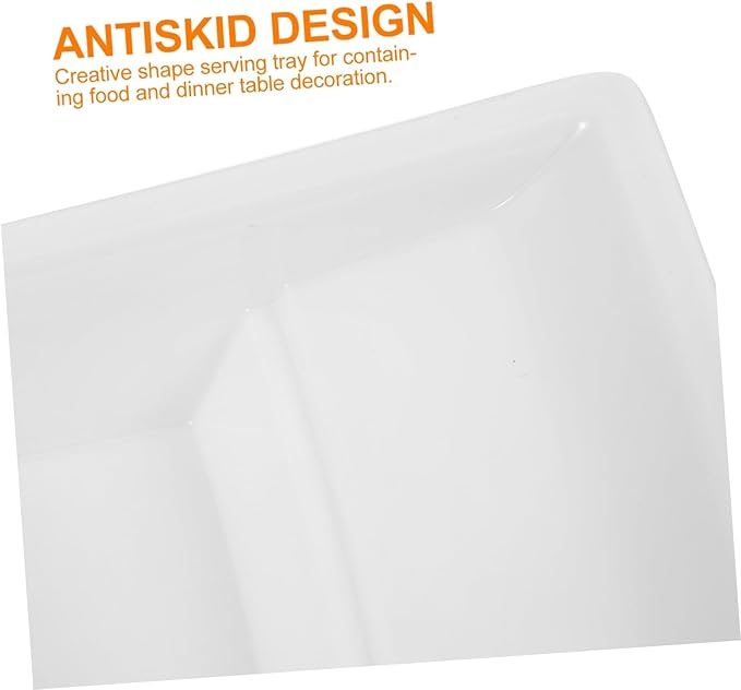 Homoyoyo 1pc Food Serving Tray Compact Creative Platter for Parties Weddings and Gatherings and Easy to Preservation Tray