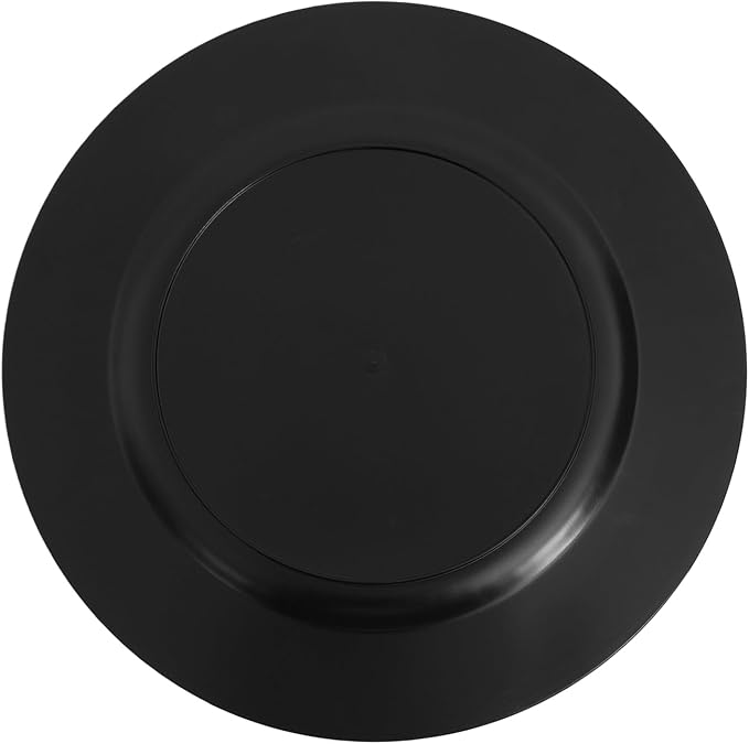 Gold Plastic Charger Plates Set of 100, 13” Reusable Party Chargers for Dinner Plates, Elegant Round Service Plate Chargers Bulk Decorative for Wedding, Catering Table Decor