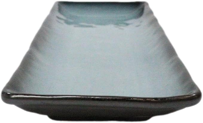 Ebros Gift Blue Sky Stars Artistic Seikai Porcelain Collection Dinnerware Serveware Kitchenware Set Asian Japanese Dining Restaurant Supply (Pack Of 5 Rectangular Serving Platter 14"L)