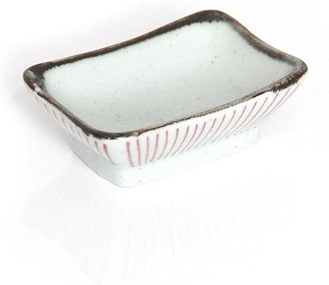Dip Bowl Set of 2 Ceramic Appetizer Plates Sauce Dishes Soy Sauce Dipping Plates Appetize Bowls Side Dishes Serving Dish Dish，Blue+pink-One Size