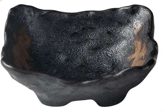 Dipping Bowls Creative Japanese Ceramic Plate Snack Dish Household Tableware Seasoning Plate Dipping Plate Soy Sauce Plate Vinegar Plate Appetizer Bowls(B)