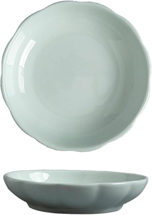 Snack Plate Appetizer Plate Set Ceramic Bowl Condiment Plate Soy Sauce Dipping Bowl Set Multi-Purpose Bowl Porcelain Dessert Salad Plate Snack Tray